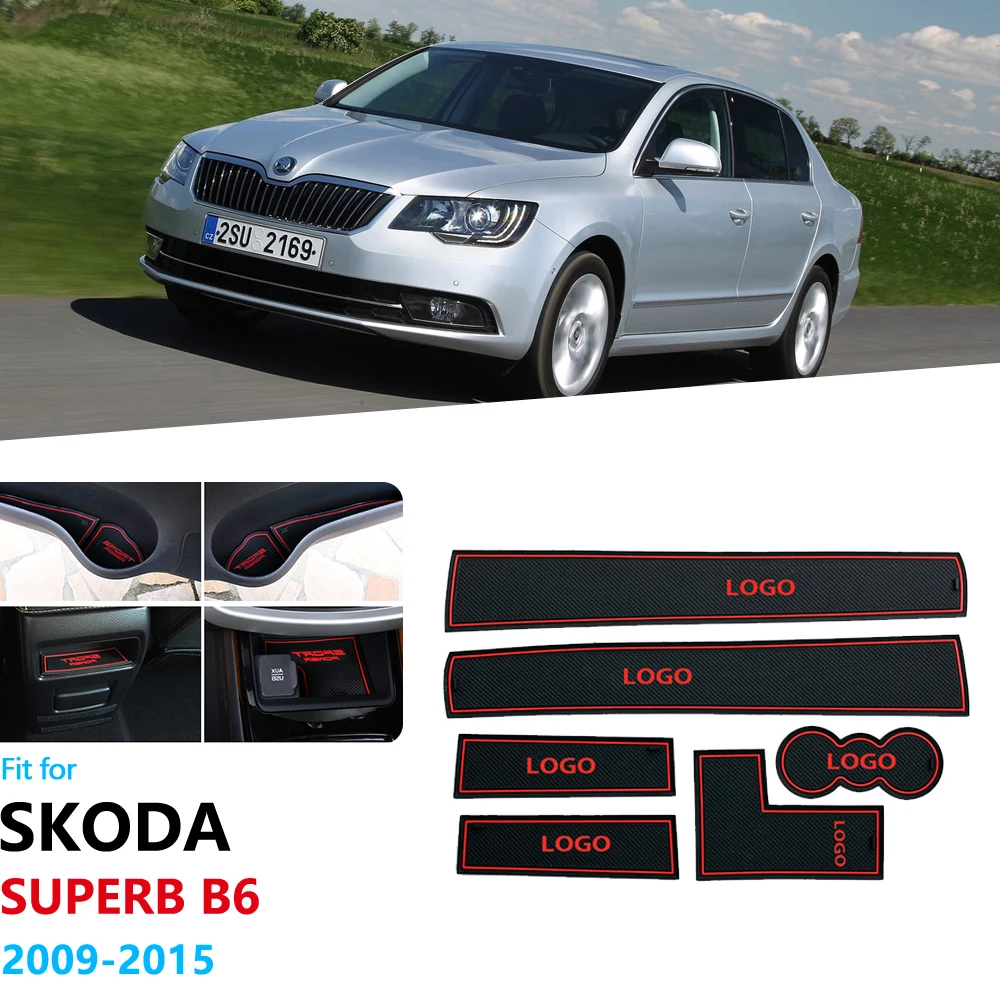 Противоскользящий резиновый подстаканник для ворот koda Superb 2 B6 2009 2010 2011 2012 2013 2014 2015
