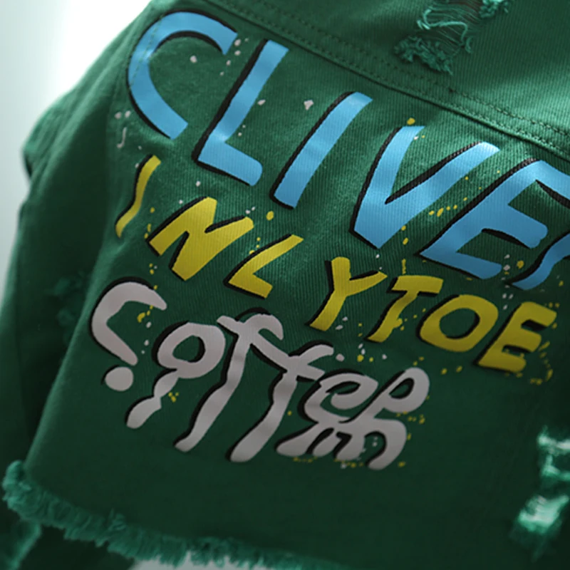 Куртка детская для девочек 3 цвета с длинными рукавами и принтом надписи на