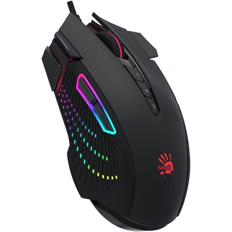 Мышь A4 Bloody J90s игровая оптическая проводная USB черный [j90s black activated] | Компьютеры и