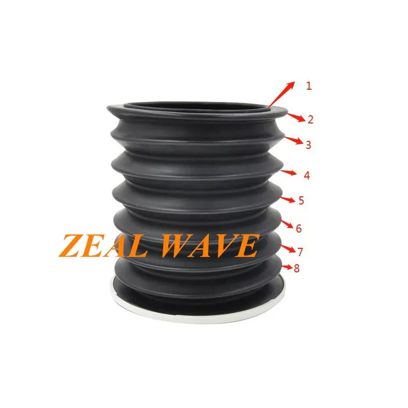 Совместим с универсальным аппаратом для анестезии Baisi Yian, 7-слойные дышащие черные сильфоны для взрослых