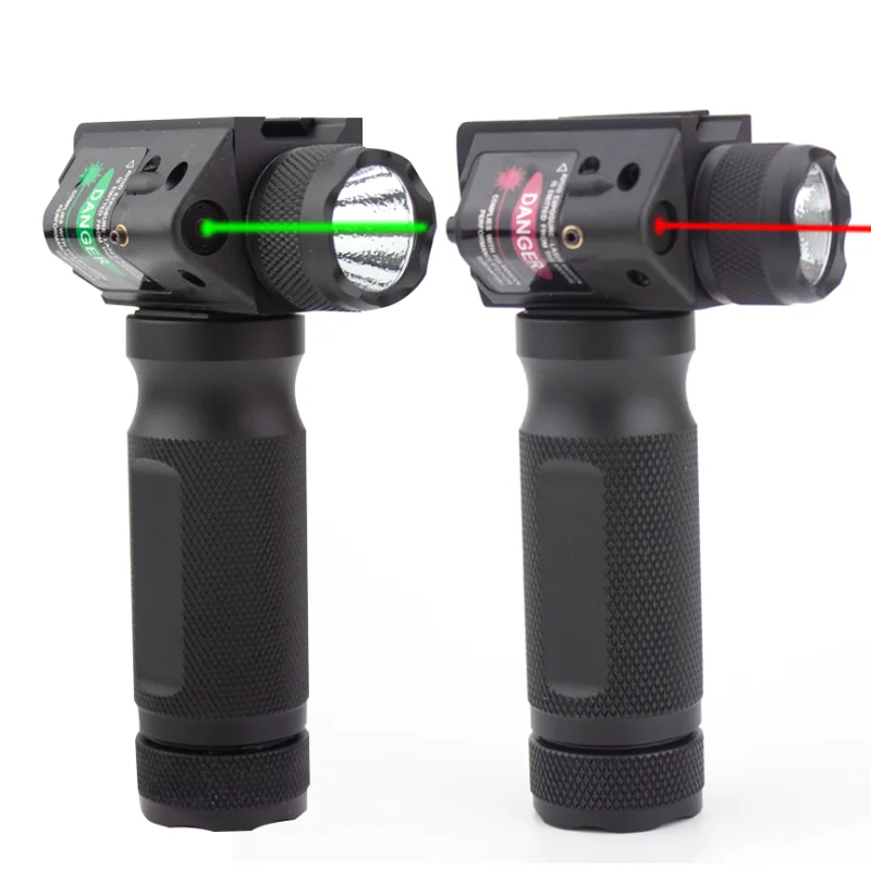 Лазерный прицел светодиодный тактический фонасветильник с ручкой и креплением