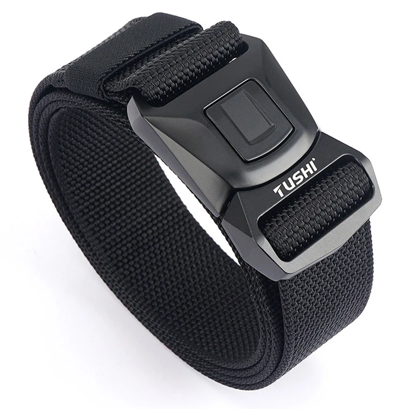 

Official Genuine Tactical Belt metal Buckle Military Belt Soft Real Nylon Sports Accessories Men Christmas Gift BLL2035