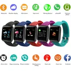 Смарт-часы для мужчин и женщин, водонепроницаемые Смарт-часы с монитором кровяного давления и пульсометром для Android и IOS, 116