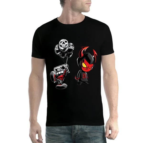 

Summer Creative Art Pattern Printing Fashion Casual Round Neck Cotton Men's T-Shirt 267