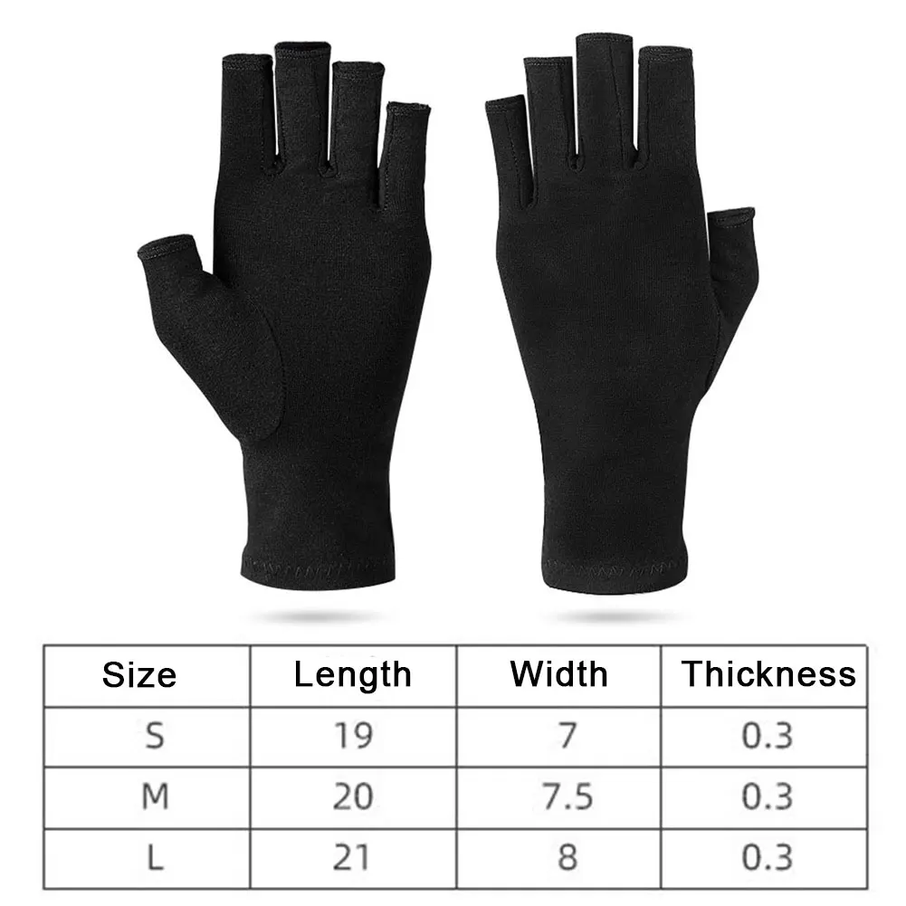 

ARIKE 1 Pair Compression Arthritis Gloves Wrist Support Cotton Joint Pain Relief Hand Brace Women Men Therapy Wristband