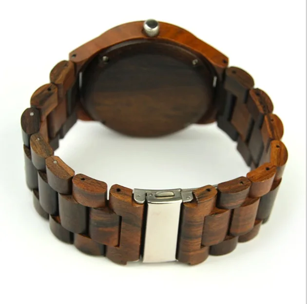 

Customized Wooden Watches Personality Creative Design Logo Watch Back Luxury relogio reloj hombre montre homme
