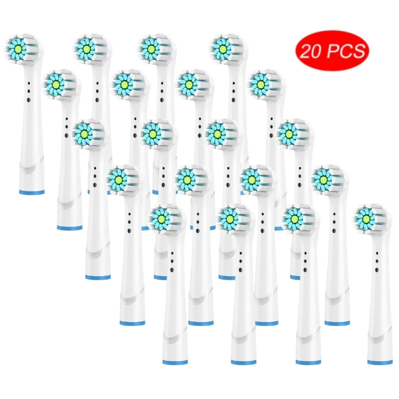 

20x Replacement Brush Heads for Braun Oral B D12,D16,D29,D20,D32,OC20,D10513, DB4510k 3744 3709 3757 D19 OC18 D811 D9525 D9511
