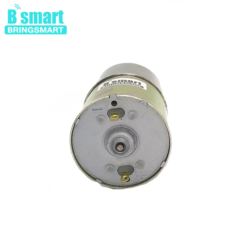Bringsmart 37GB520 DC 12 электромотор 24V мотор-редуктор Мини DC редукторный мотор с высоким крутящим моментом регулирования обратной скорости