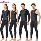 2 мм Мужская и Женская Мужская Неопреновая гладкая куртка для дайвинга длинные штаны жилет продается отдельно верхняя одежда-комбинезон брюки для плавания подводное плавание