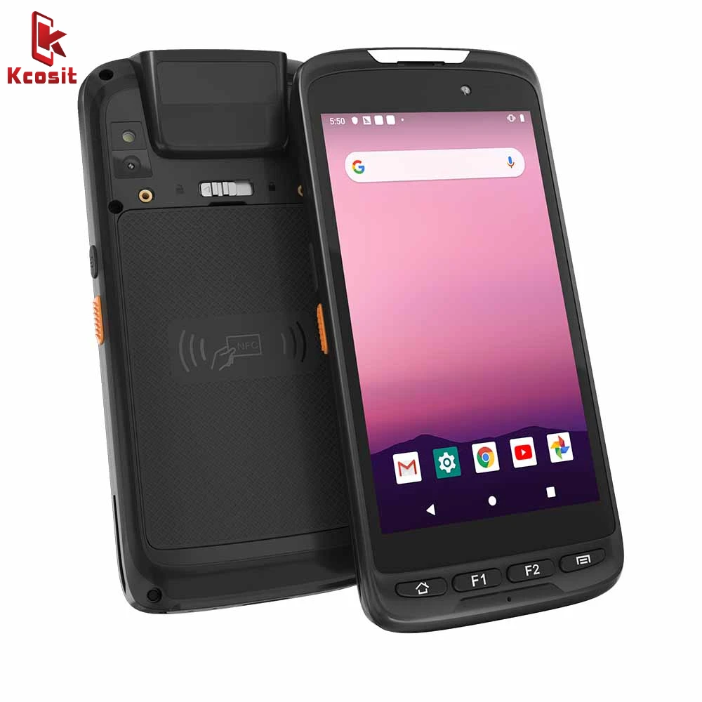 2021 Прочный портативный терминал POS Android 11 0 1D 2D считыватель штрих-кода сканер NFC RFID 5