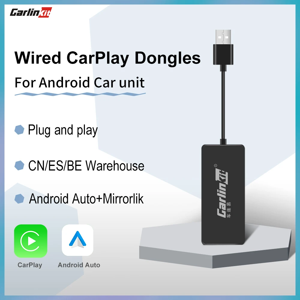 Carlinkit Android авто Apple CarPlay донгл для системы автомобильный радиоприемник автомобиля