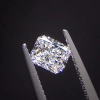 radiant cut d color moissanite loose diamonds rectangular chamfered special shaped vvs1 carat diamond first hand source