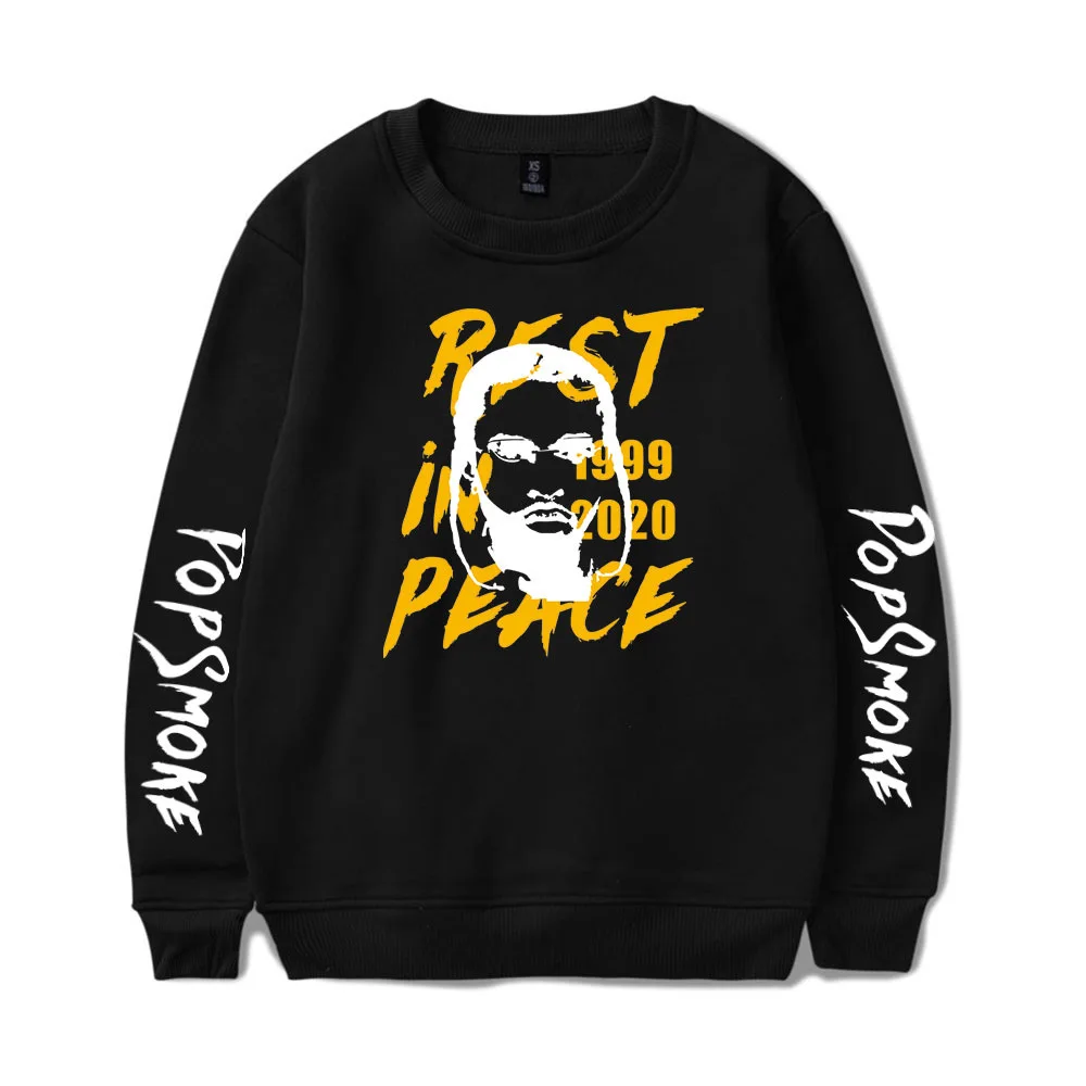 

RIP Rapper Pop Smoke Oversized Hoodies Women Men Crewneck Sweatshirt Rap Hip Hop Streetwear Fashion Casual Pullover Tops
