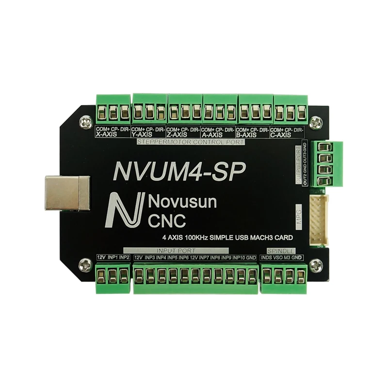 USB карта NVUM Mach3 5 осей фрезерный станок с ЧПУ контроллер 3 4 6 управление движением