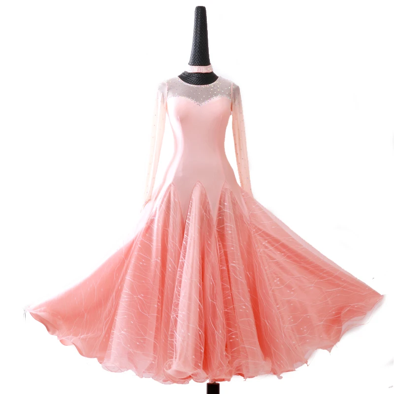 

Ballroom Dancing Swing Dress Performance Ballroom Dance Dress New Waltz Costume Modern Dance-LXT536