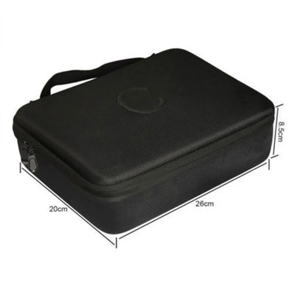 

Game EVA Square Holder Card Black Storage Bag Case Removable Dividers Travel
