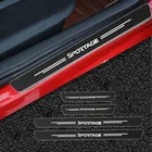 Автомобильный Стайлинг, наклейка на порог двери, набор защитных накладок для Kia Sportage 3 4, аксессуары 2021 2020 2019 2018 2017 2013 2012