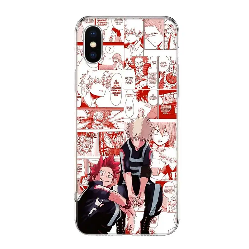 My Hero Academia Manga Phone For Apple Iphone 13 14 Pro Max 12 Mini 11 Case X XS XR 8 Plus 7 6 6S SE 2020 5 5S Cover Soft Patter