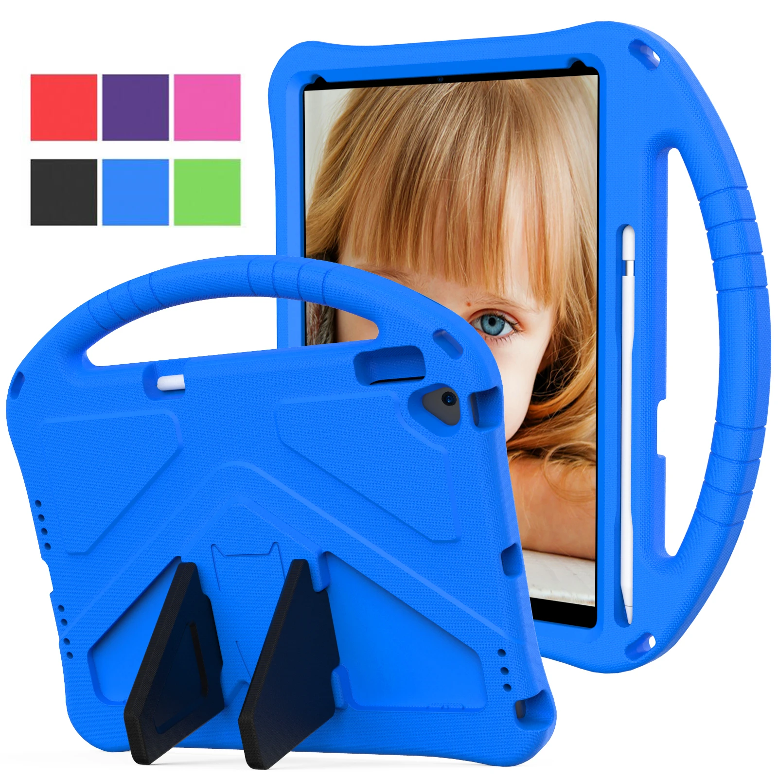 

Для iPad 10,2 2019 2020 7th 8th Gen чехол EVA пены дети Безопасный противоударный подставка чехол для планшета для ipad pro 10,5 ipad pro 10,5 2017 Air 3 10,5 2019