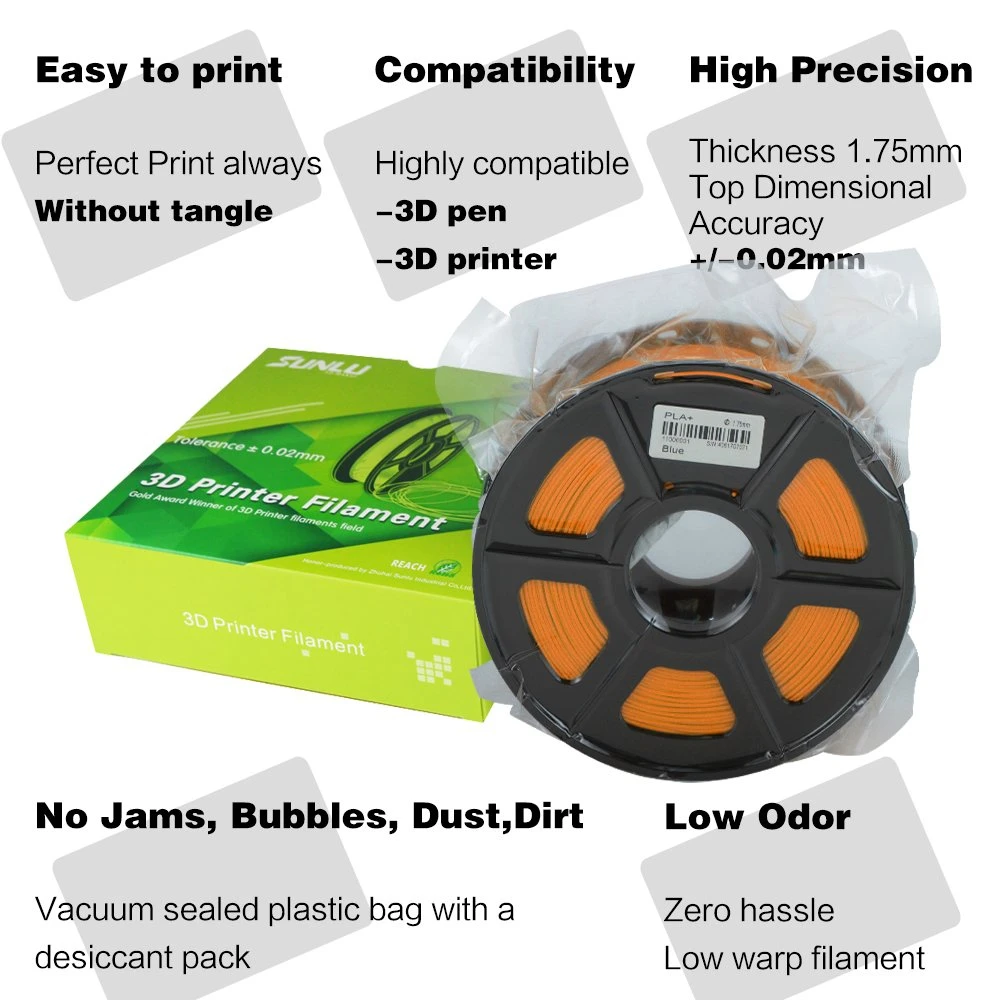 

Enotepad PETG 3D Printer Filament 1.75mm 1KG/2.2LB Spool for Birthday gift DIY printing fast delivery