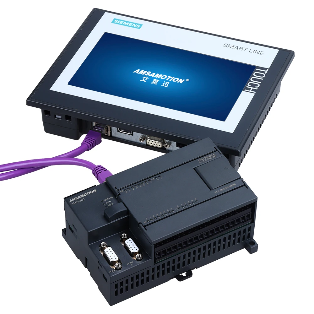 Ethernet CPU224XP-E PLC программируемый логический контроллер 2AI 1AO замена Siemens 214-2BD23/2AD23 220V