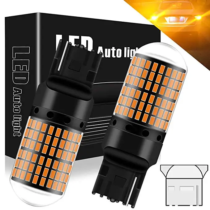 1 шт. 1156 светодиодный P21W Canbus лампы 3014 144SMD BA15S PY21W BAU15S T20 7440 7443 1157 BAY15D для указатели