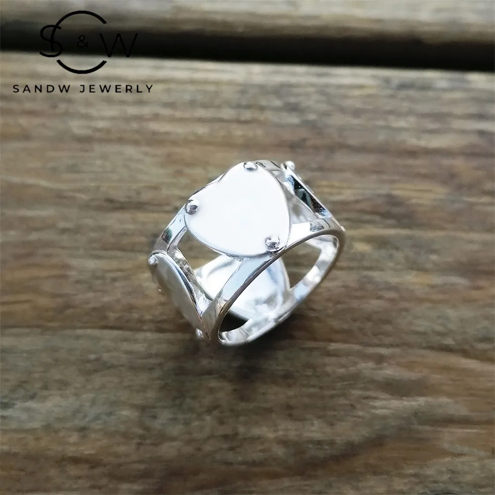 

S925 Стерлинговое серебро ювелирные изделия любовные широкие кольца женские оригинальный дизайн чувственные Свадебные аксессуары подарок н...