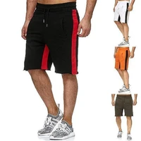 2021 summer new european and american mens fitness color matching running shorts casual quick drying basketball pants