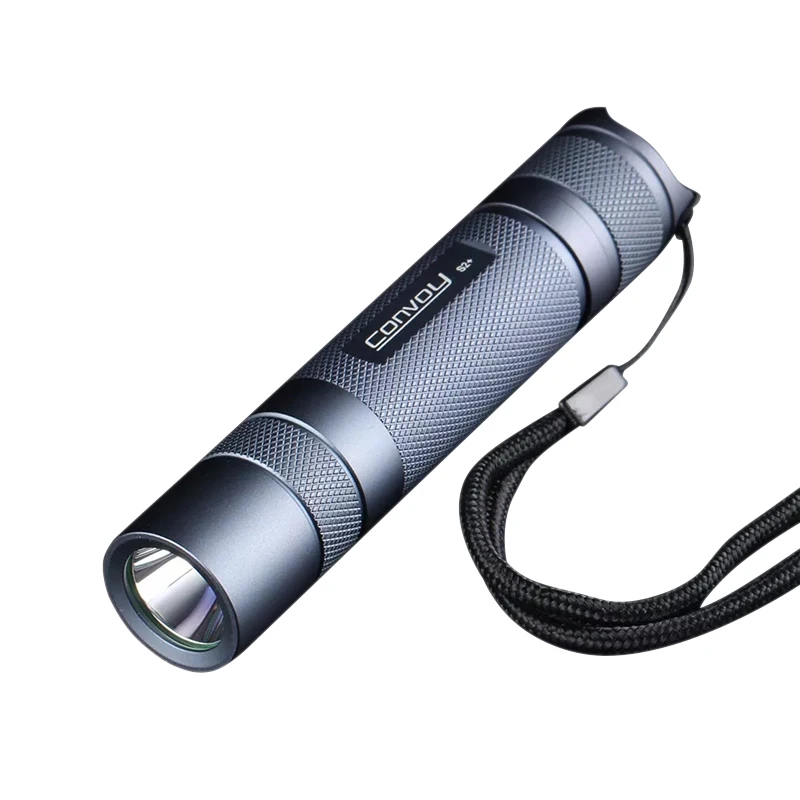 Серый Convoy S2 + SST40 1800lm 5000K 6500K управление температурой 18650 фонарик для кемпинга