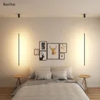 Подвесной светильник в скандинавском стиле, алюминиевый современный простой светодиодный светильник для спальни, прикроватного столика, гостиной, лестницы, коридора, бра