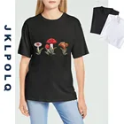 Женская хлопковая Футболка JKLPOLQ, хлопковая Футболка с изображением гриба, Goblincore, миколологическая, унисекс, хлопковые топы, футболки XS-3XL