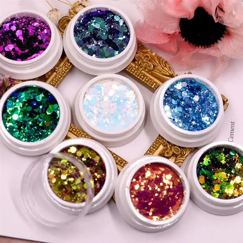 

1 Box Nail Sequins Epoxy Resin Filling Sequins For Nail Glitters Epoxy Resin Mold Art Decoration DIY Makeup Tools Accessories