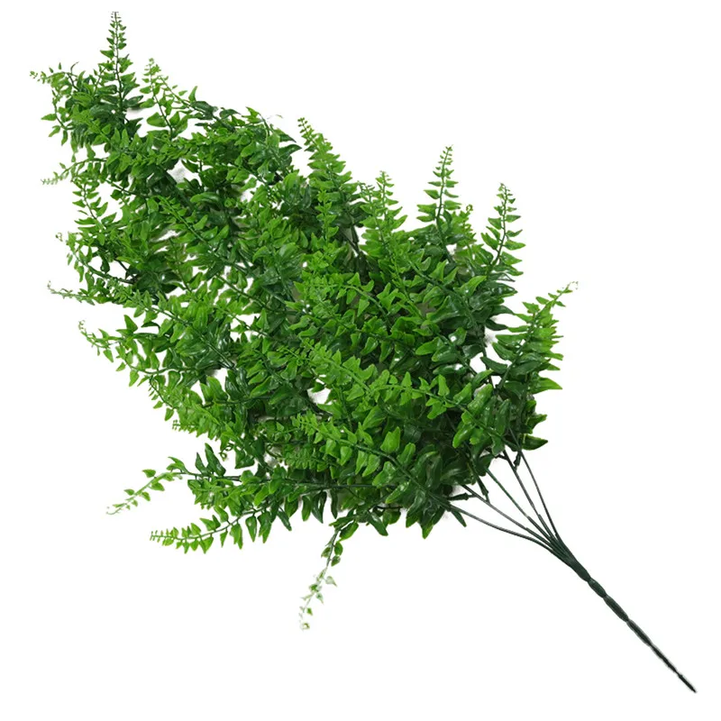 Искусственные искусственные бостонские папоротники подвесные Зеленые Лозы для