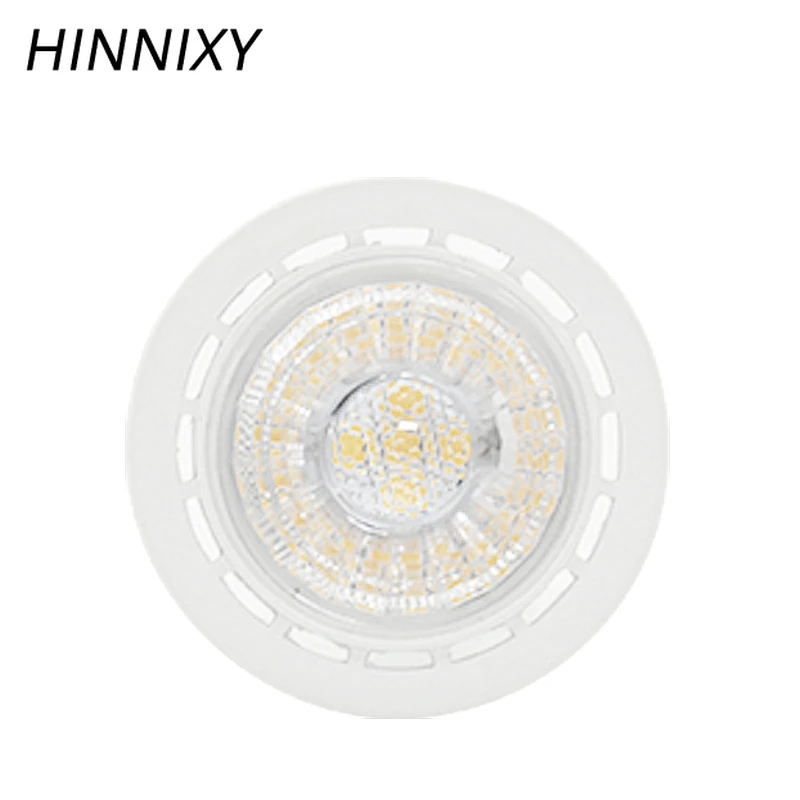 Hinnixy RA80 CE MR16 GU10 Светодиодный прожектор лампа для подвесных ламп 5 Вт 110-220 В белый