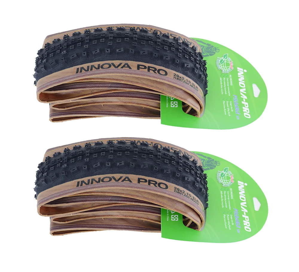 

Tubeless Bicycle Tire Ultralight 600g 60TPI Tubeless Ready Mountain Bike Yellow Side Folding Tires