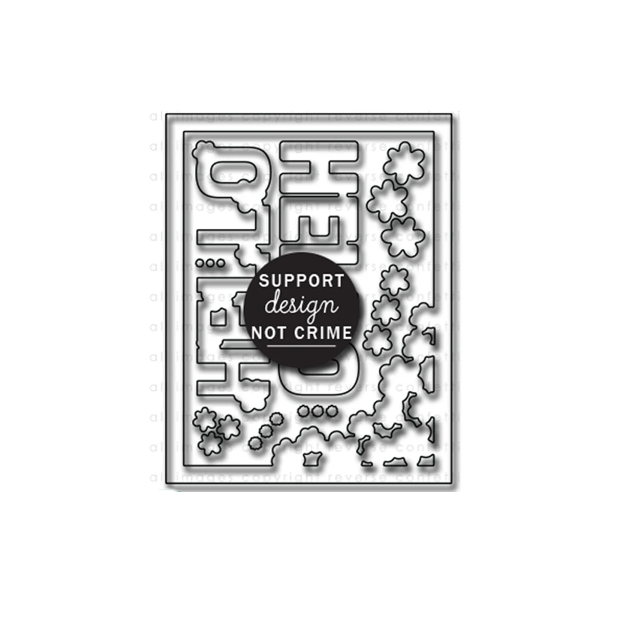 

Hello Daisy Cover Panel Metal Cutting Die Scrapbook Embossed Paper Card Album Craft Template Cut Die Stencils New for 2021
