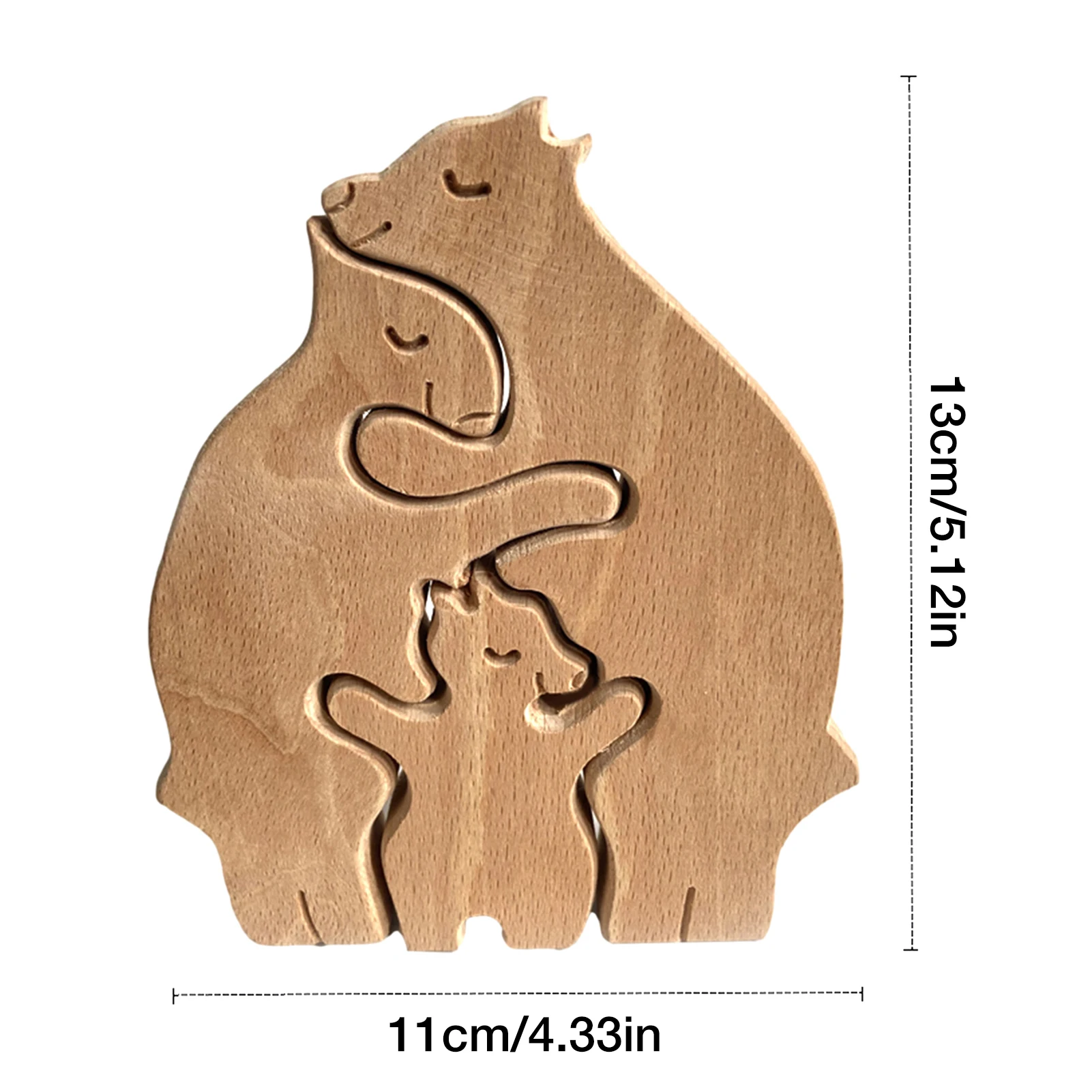 Животные влюбленные семья 3 медведей День святого Валентина подарки для