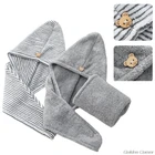 Полотенце для сушки волос из бамбукового угля, шапочка, тюрбан для душа, быстросохнущее абсорбирующее полотенце для волос, шапочка J21 21, дропшиппинг