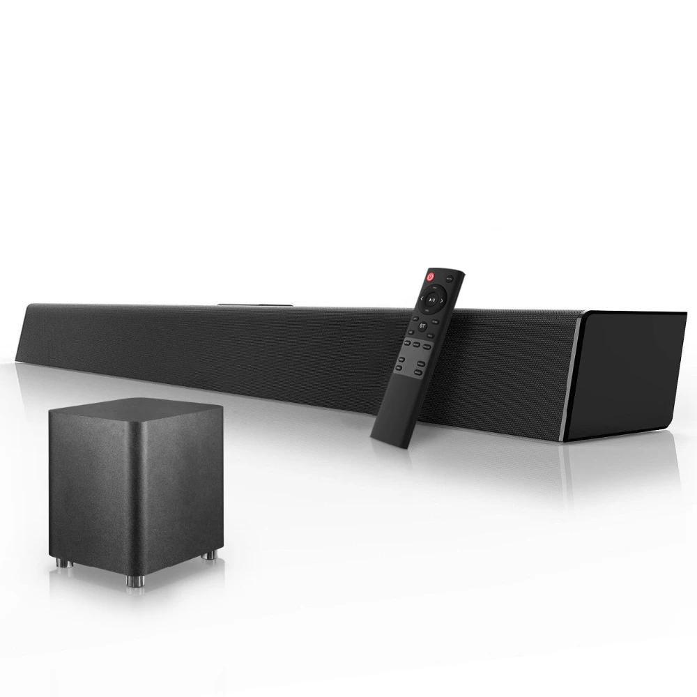120 Вт звуковая система для домашнего кинотеатра, саундбар, 2,1 ТВ, Bluetooth, динамик, поддержка, оптический AUX, коаксиальный, звуковая панель, сабвуфер, динамик s для телевизора