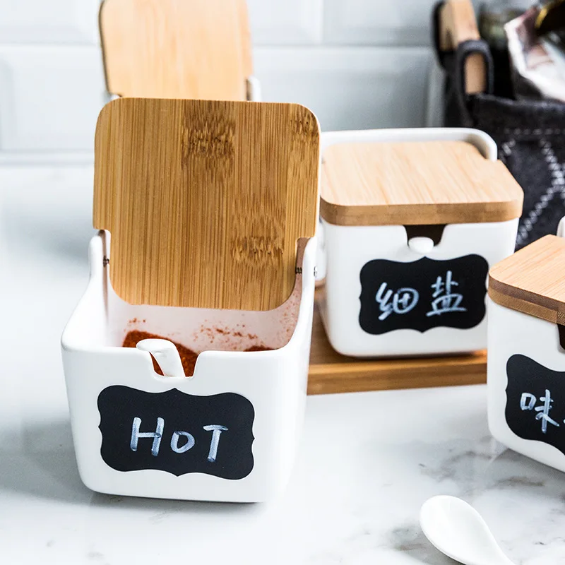 Кухонные аксессуары гаджеты 1/36 шт. стираемая доска стикер Craft Kitchen Jar Органайзер