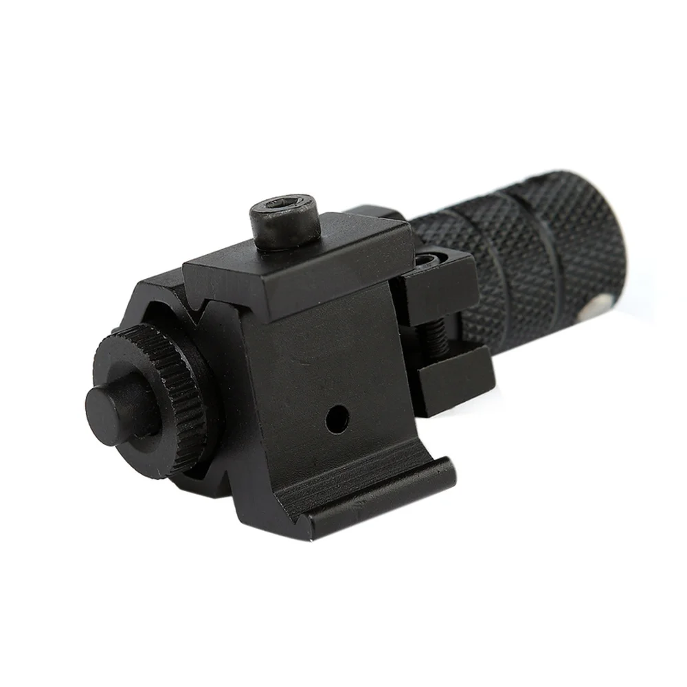 Матовый черный алюминиевый Тактический красный лазерный прицел с рельсовым