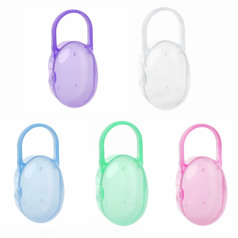 1 шт. однотонный портативный для малышей держатель соски чехол на - Цена: 67,82 руб.