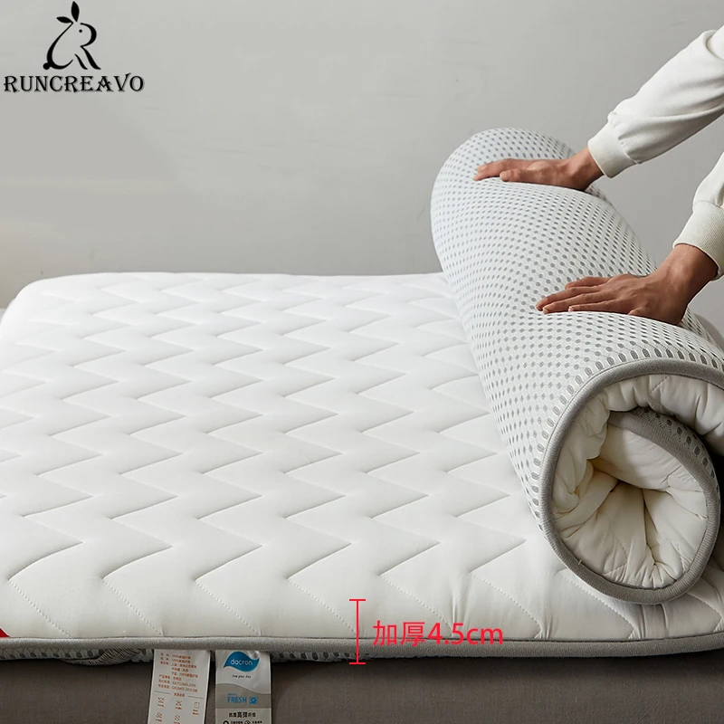 

Antibacterial Latex Mattress Soft Cushion Household Mattress Hard Cushion Student Dormitory Single Sponge Cushion Mats