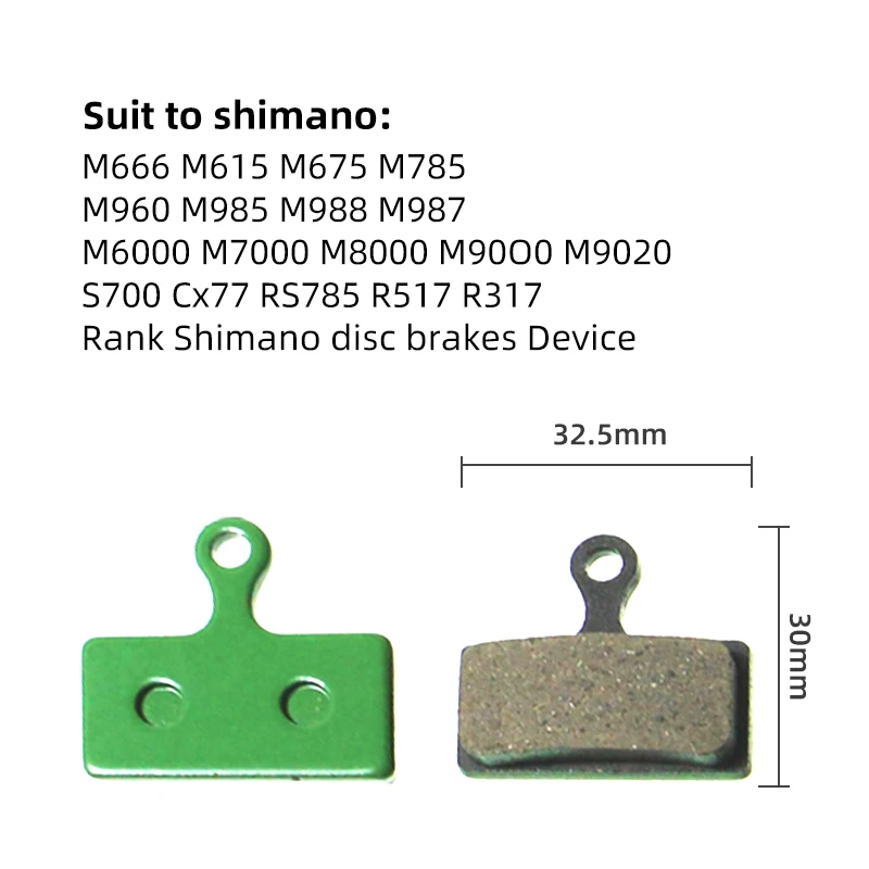 1 Pair Ceramic MTB Bicycle Disc Brake Pads For SHIMANO SRAM AVID HAYES MAGURA FORMULA HOPE Cycling Parts Bike Accessory