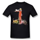 Футболка мужская хлопковая с принтом Kenma и Cats, Haikyuu, для волейбола, занятий спортом