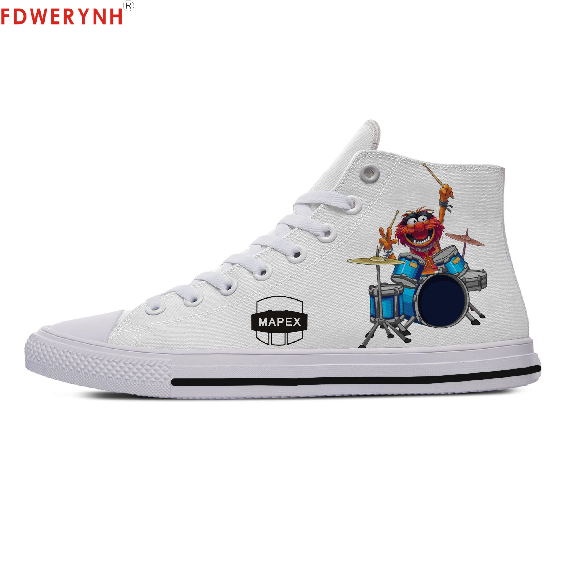 DRUM HERO/обувь с изображениями животных; Paiste Zildjian; повседневная мужская обувь с 3D рисунком; Высококачественная Мужская обувь