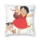 Наволочка Heidi с изображением девушки из Альп, забавные наволочки для диванных подушек