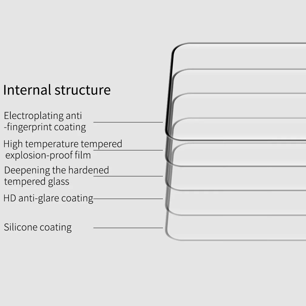 9H закаленное стекло для OnePlus 8 Pro Полное покрытие защита экрана Nillkin 3D DS + MAX