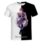 Футболка Мужскаяженская с 3D-принтом Hunter X Hunter Hisoka, модная повседневная Уличная одежда в стиле Харадзюку, летняя