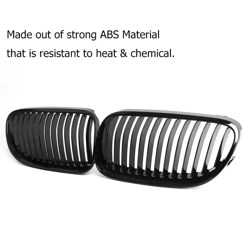 Черная глянцевая решетка для переднего бампера BMW E92 E93 3-Series 2010-2014 LCI 320i 328i 335i